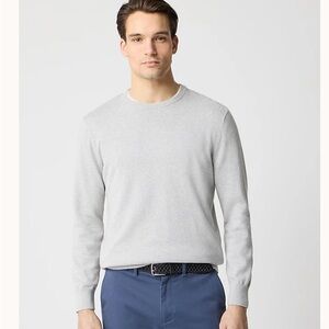 J. Crew Light Gray Crewneck Sweater